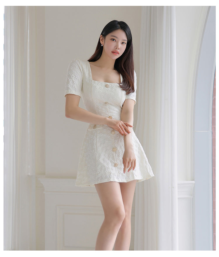 【dress】スクエアネックデートワンピースG21692