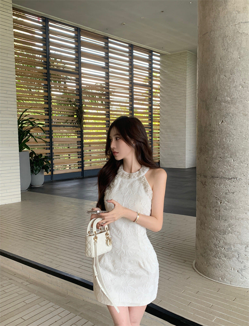 【dress】ダイヤモンドホルターネックデートワンピースG21705