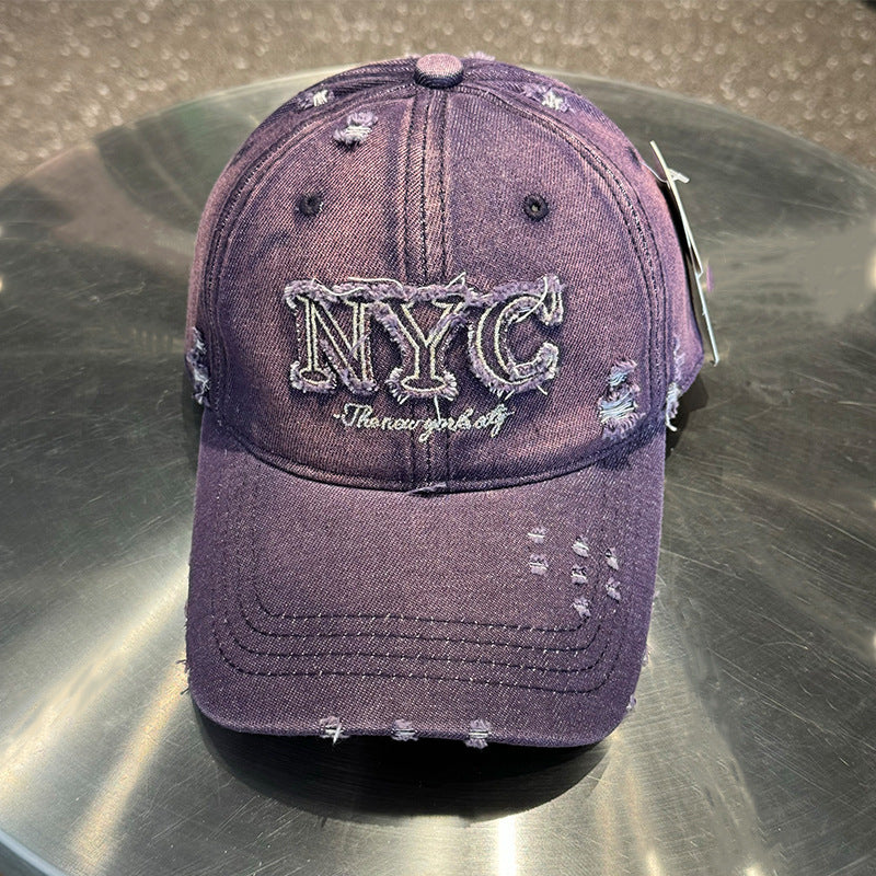 【小物】4色ベースボール キャップF7993