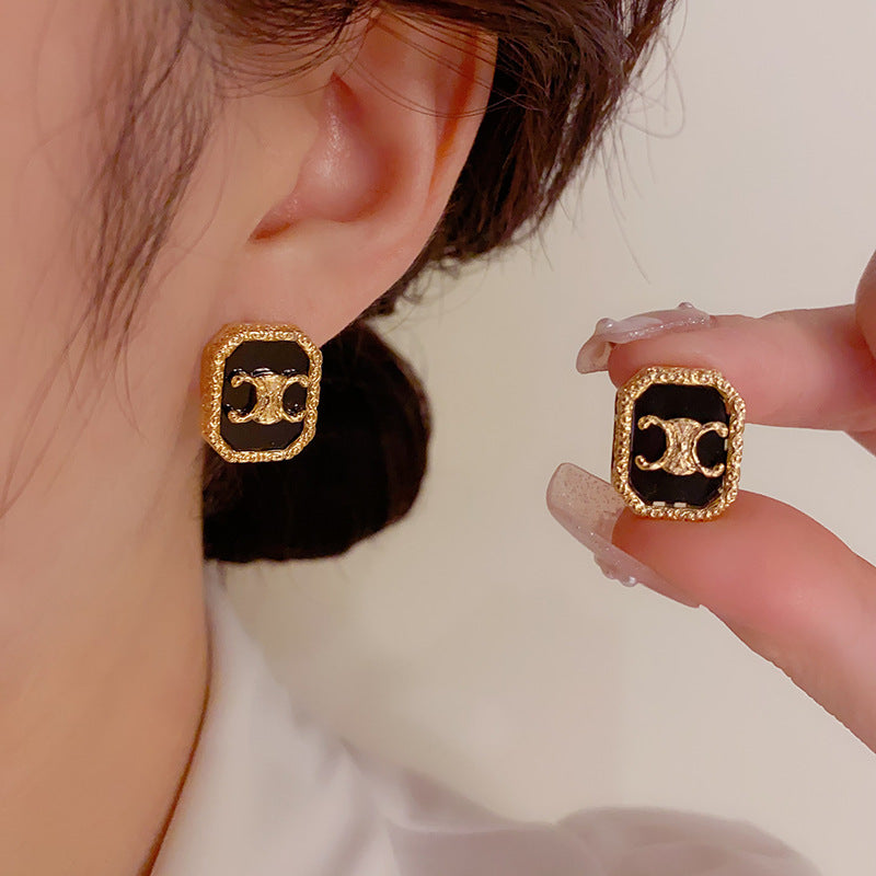 【小物】配色ピアスアクセサリーF8086