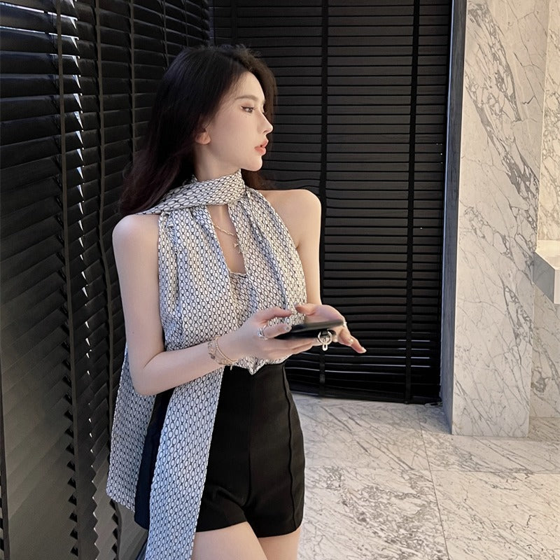 【tops】ノースリーブ ブラウスG21766