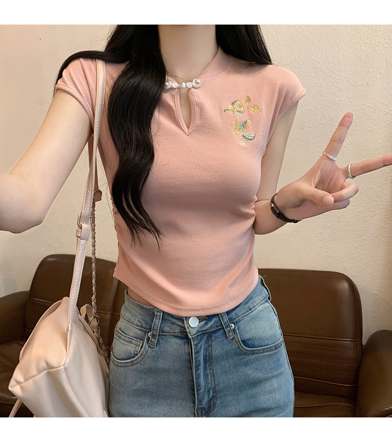 【tops】体型カバーTシャツG22057