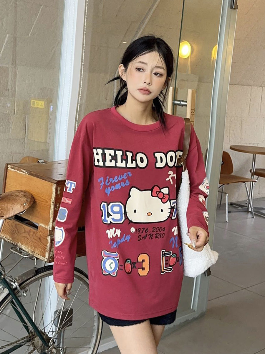 【tops】キャラクタープリントTシャツＫ0158