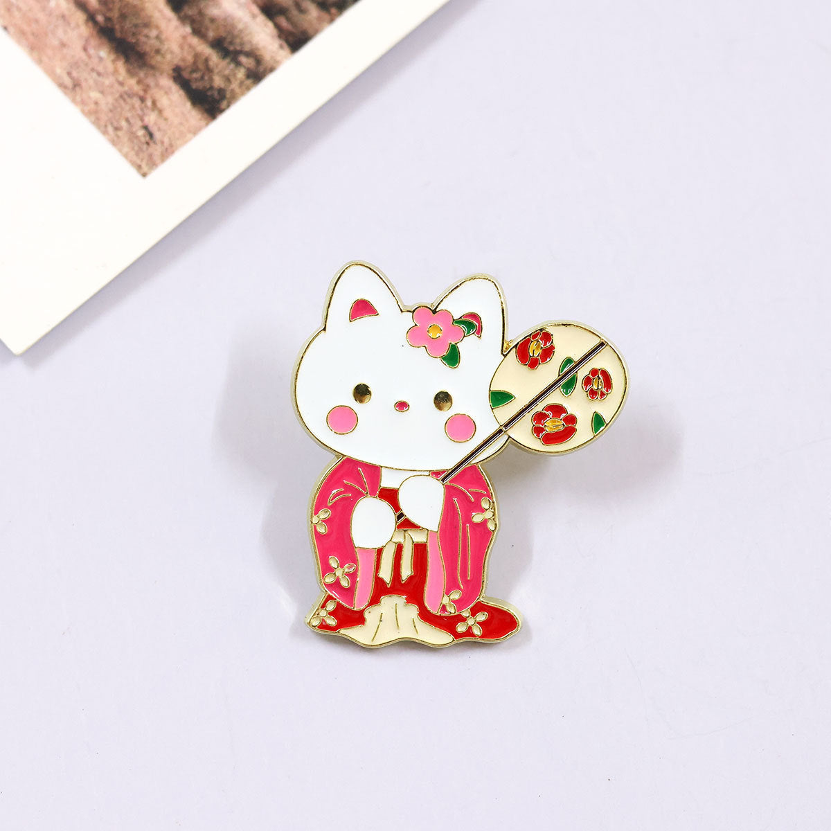 【小物】可愛いブローチF8429