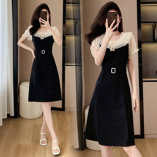 【dress】大きいサイズ切り替えデートワンピースG21828