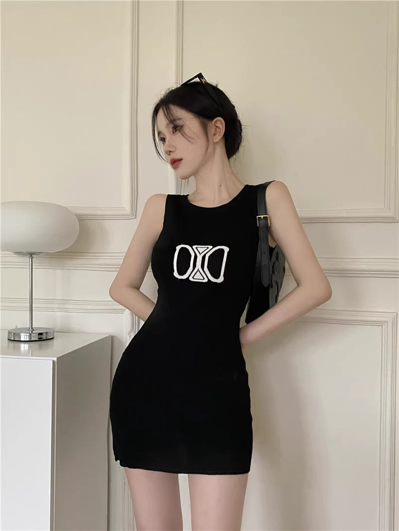 【dress】タイトニットワンピースG21662