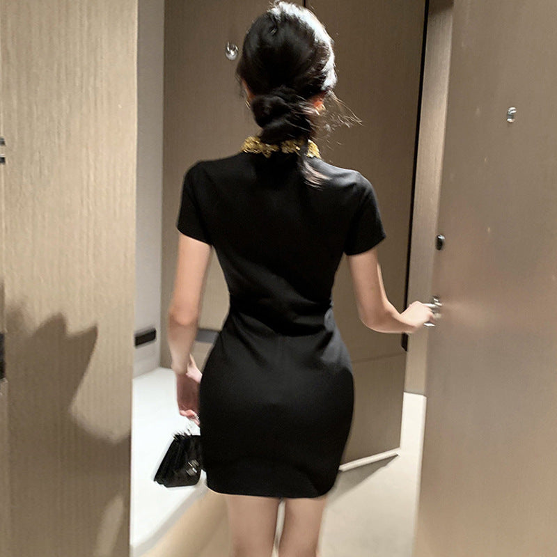 【dress】体型カバータイトデートワンピースG21704
