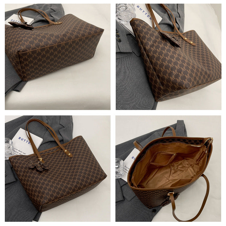 【小物】3色大容量ショルダーバッグF8175