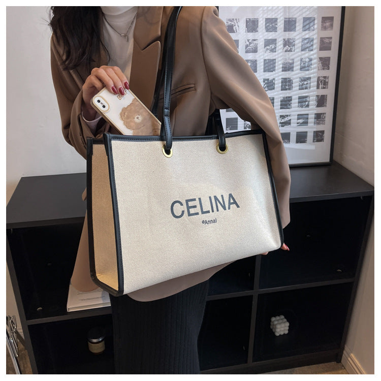 【小物】英字柄ショルダーバッグF8194