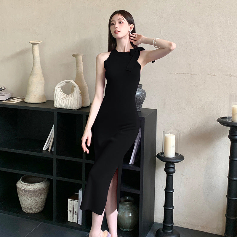 【dress】ノースリーブニットワンピースG22119