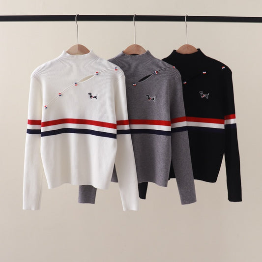 【tops】長袖ニットセーターG23547