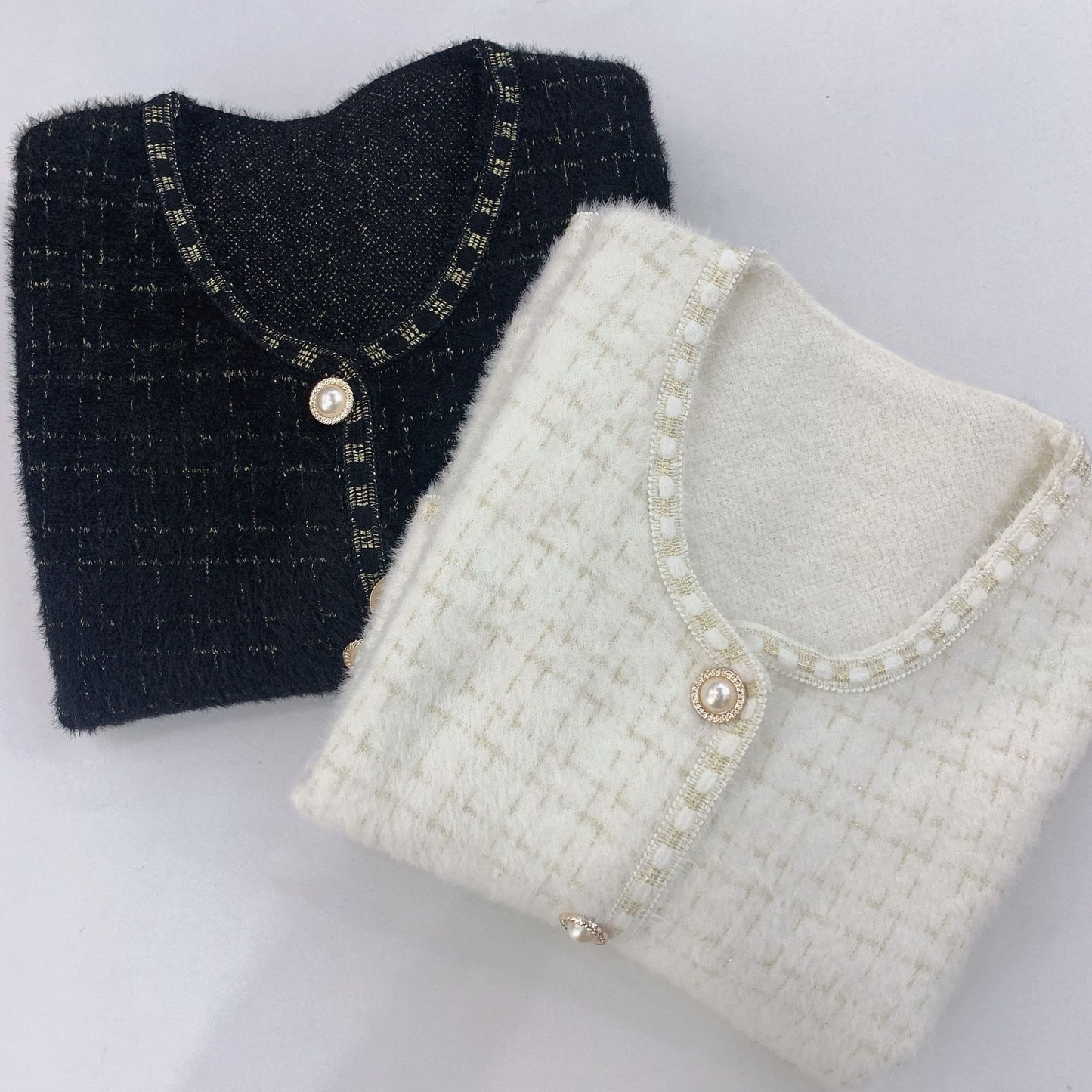 【outer】ラウンドネックニットカーディガンG23239