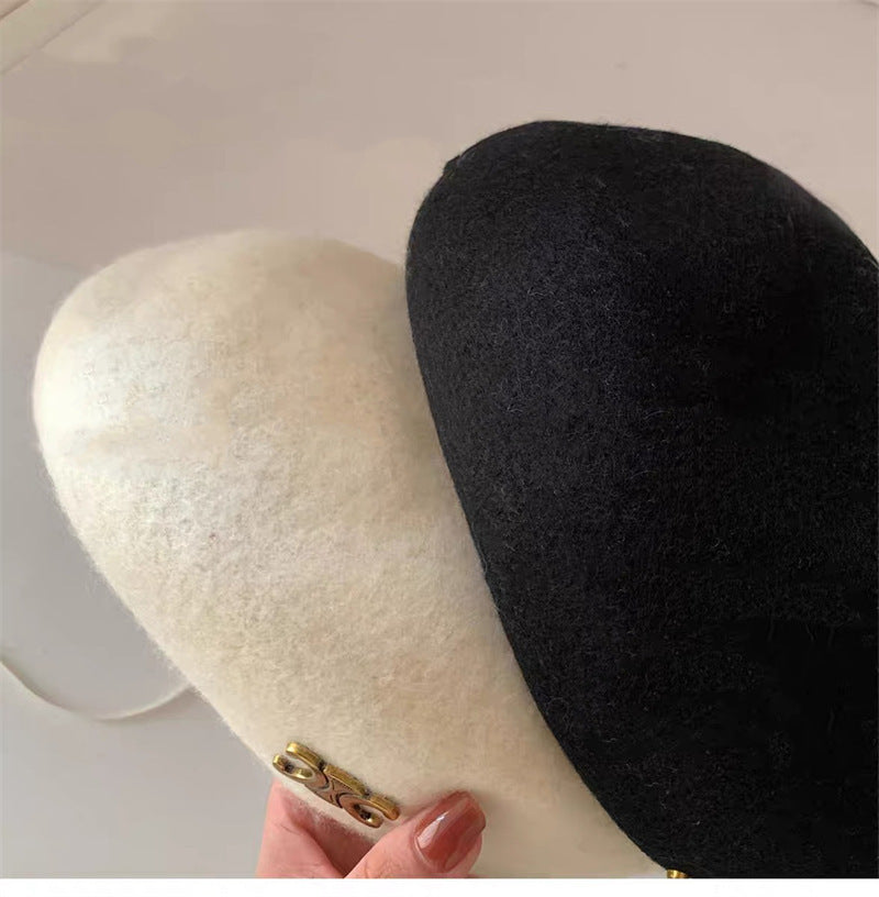 【小物】2色秋冬サファリハットF8206