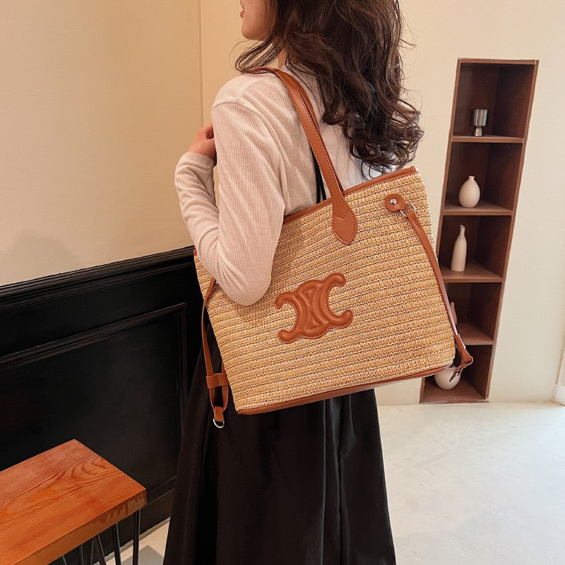 【小物】OL通勤大容量カゴバッグG21743