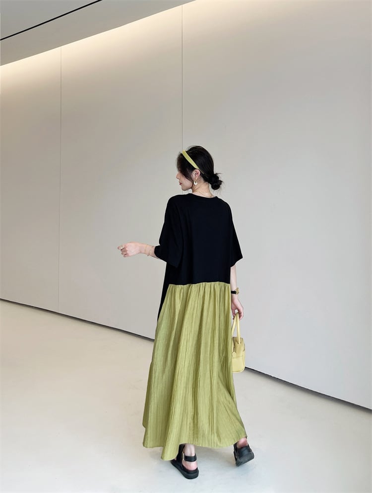 【dress】切り替えワンピース　M25159