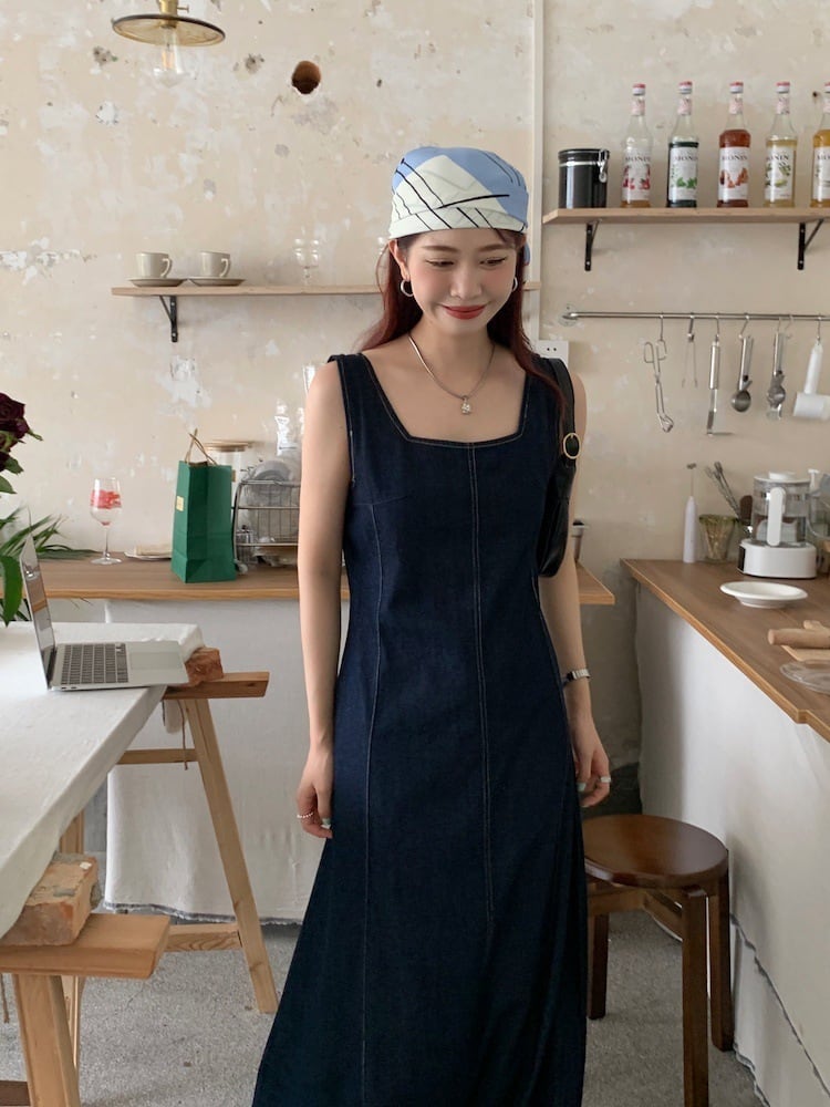 【dress】デニムワンピース　M25033