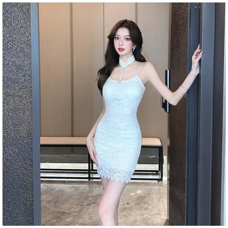 【dress】レースセクシーワンピース　M28420