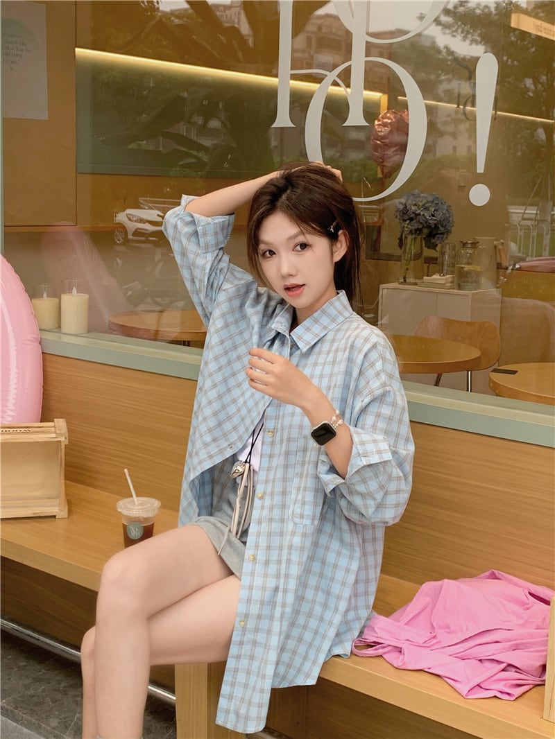 【tops】紫外線対策シャツトップス　M24236