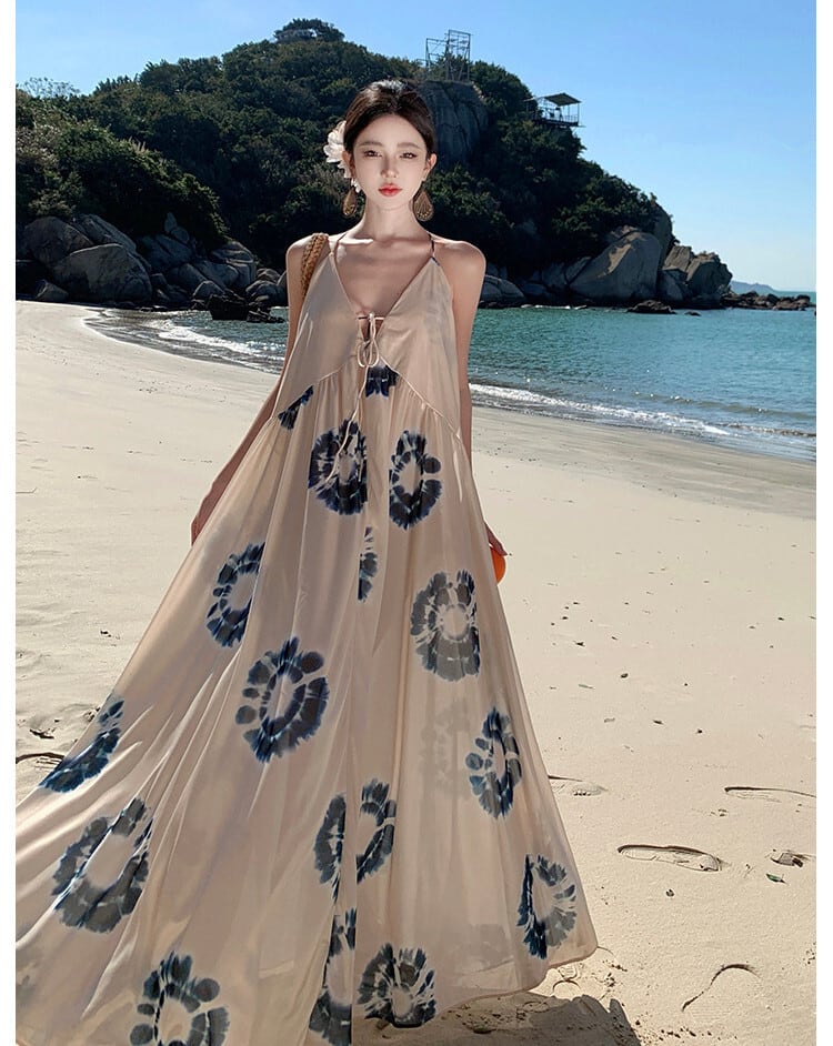 【dress】プリントワンピース　M25276