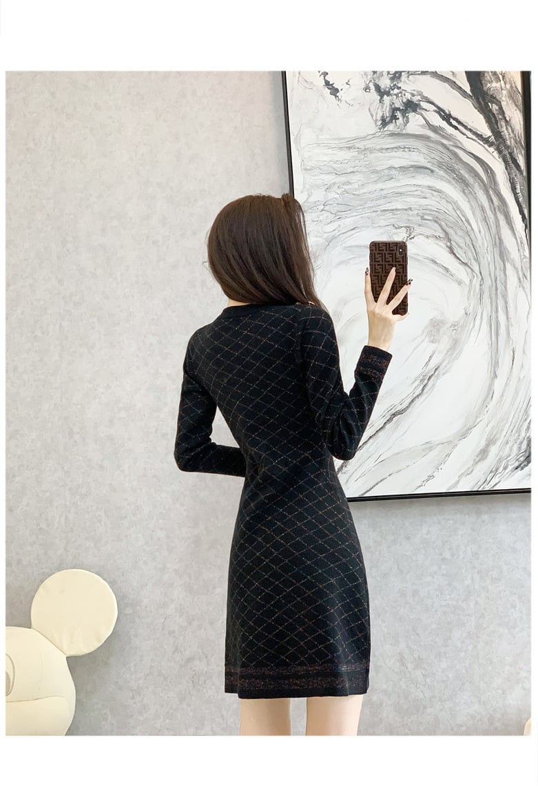 【dress】ニットワンピース　M25519