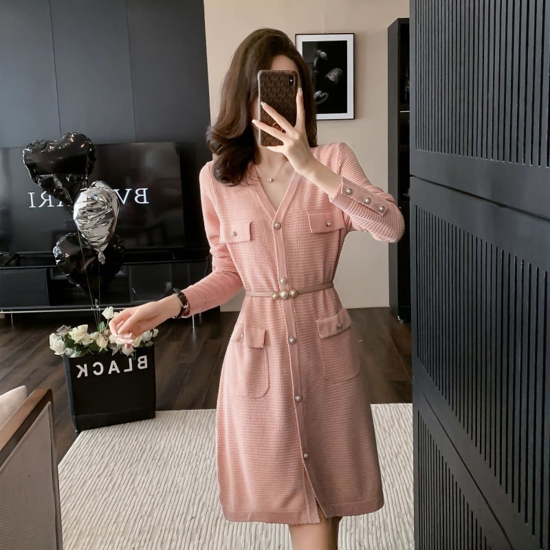 【dress】ニットワンピース　M26366
