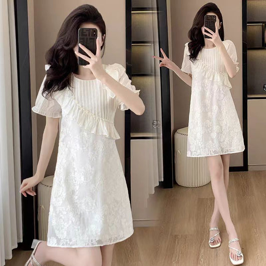 【dress】ファッションフリルデートワンピースG21845