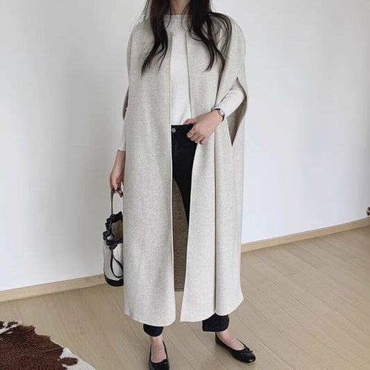 【outer】ロングケープコート　M19079