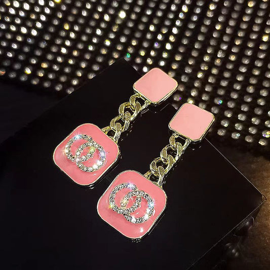 【小物】ジオメトリック柄ピアスアクセサリーG23030