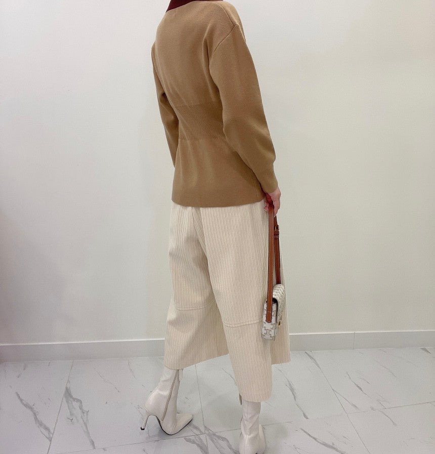 【tops】VネックニットセーターG23855