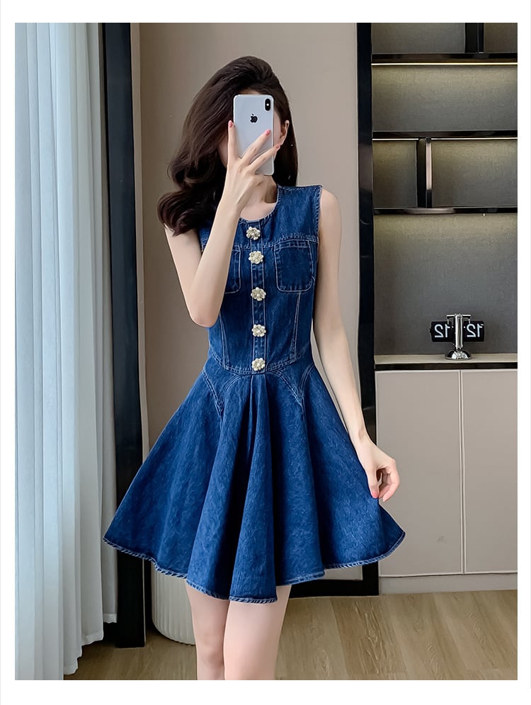 【dress】デニムワンピース　M24150