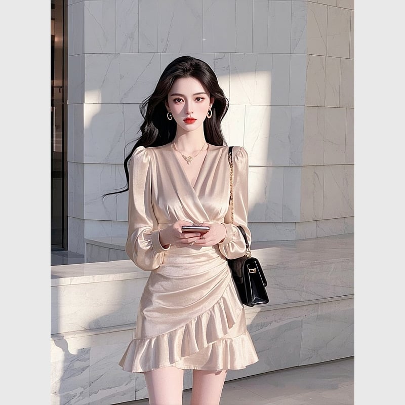 【dress】フリルワンピース　M29644