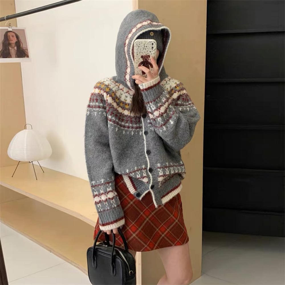 【outer】ニットカーデ　M25984