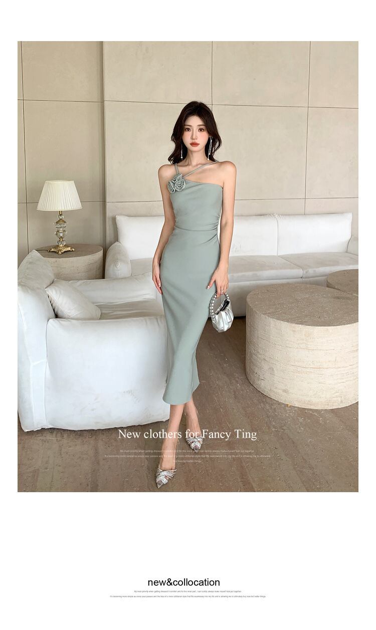 【dress】体型カバーキャミワンピース G21115