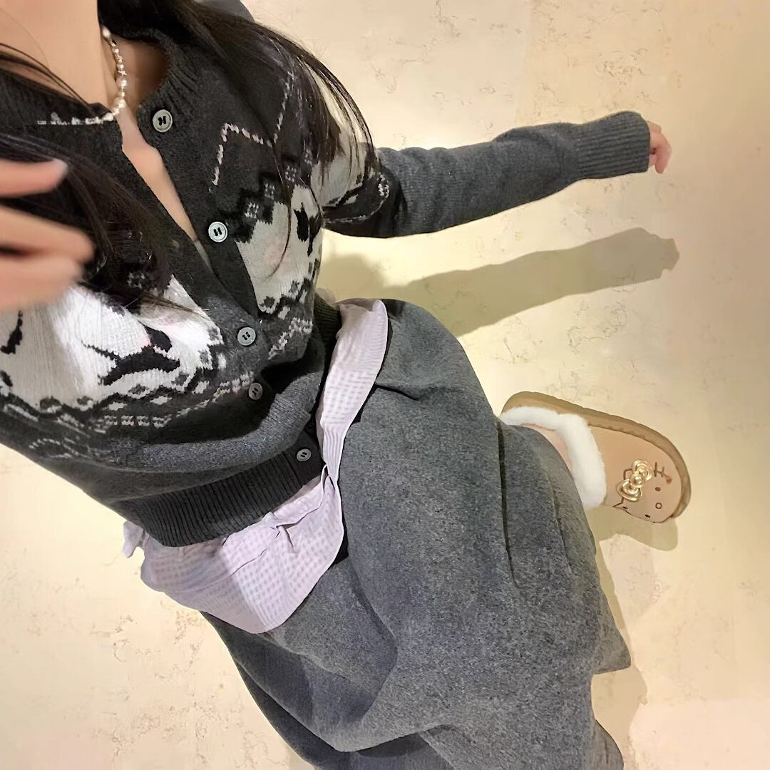 【outer】ニットカーデ　M28113