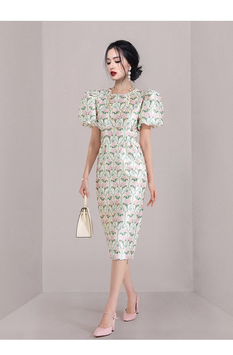 【dress】プリントワンピース　M24591