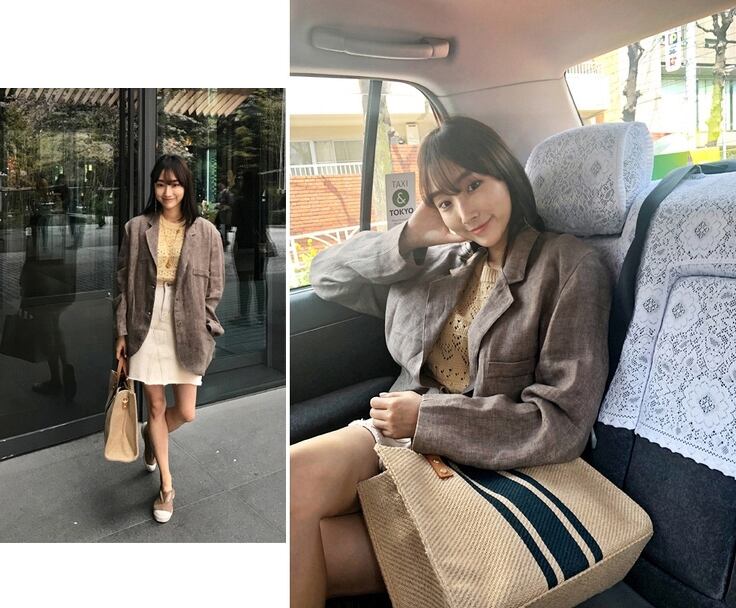 【小物】 韓国系 ファッションストライプ柄OL通勤シンプルINS風大容量リュック  G1914