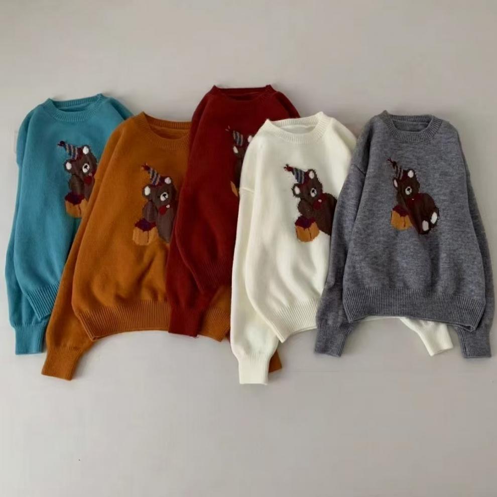 【tops】クルーネックニットセーター　M28755
