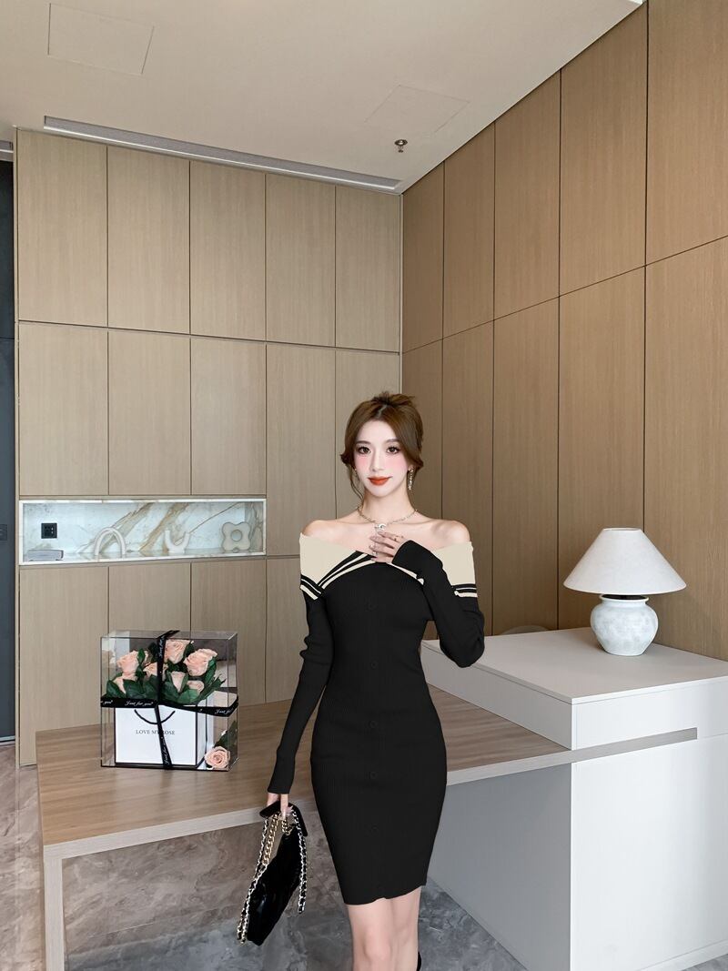 【dress】ニットワンピース　M18770