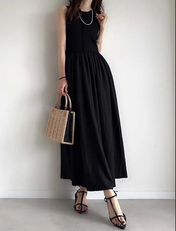 【dress】ノースリーブワンピース　M29754