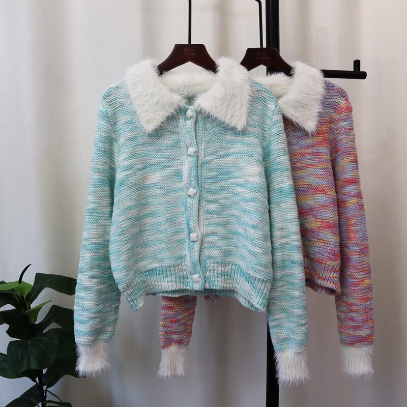 【outer】ニットカーデ　M25446
