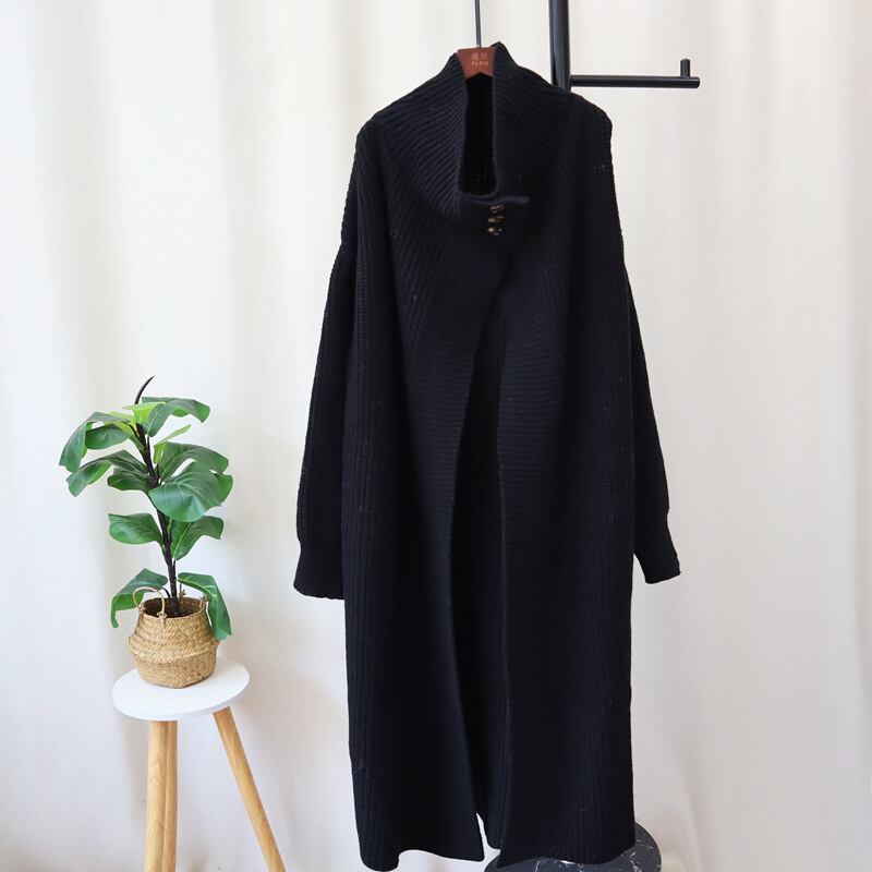 【outer】ロング丈ニットカーデ　M27043
