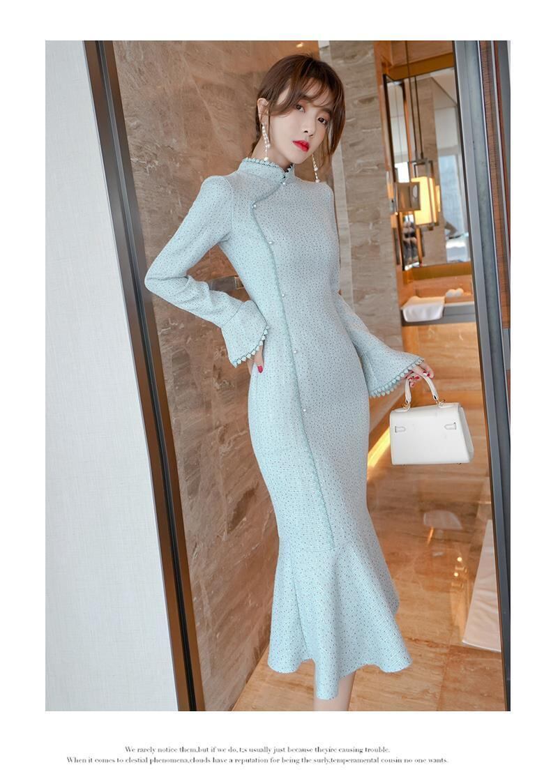 【dress】美人度アップ!気質満点ファッションエレガントレディースマーメイドワンピース G3226