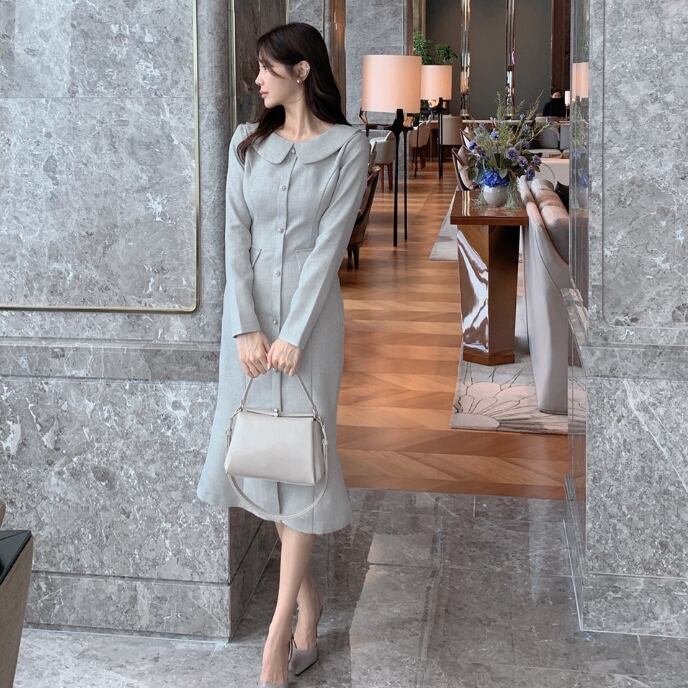 【dress】ドールカラーワンピース　M29583