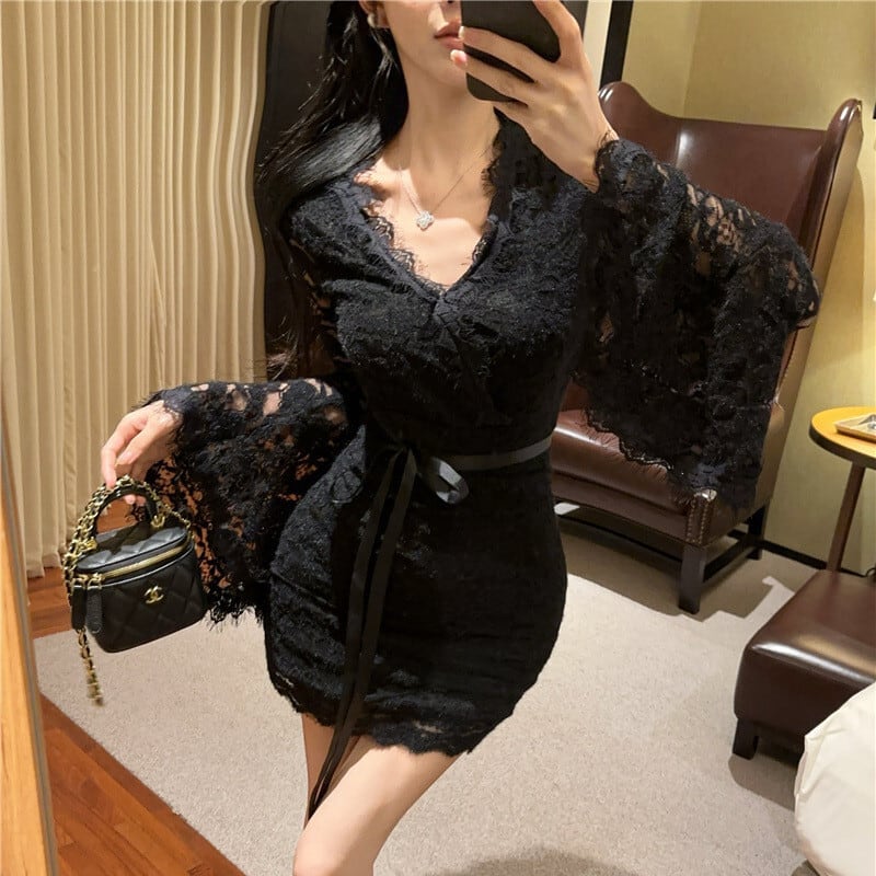 【dress】レースデートワンピース　M28164