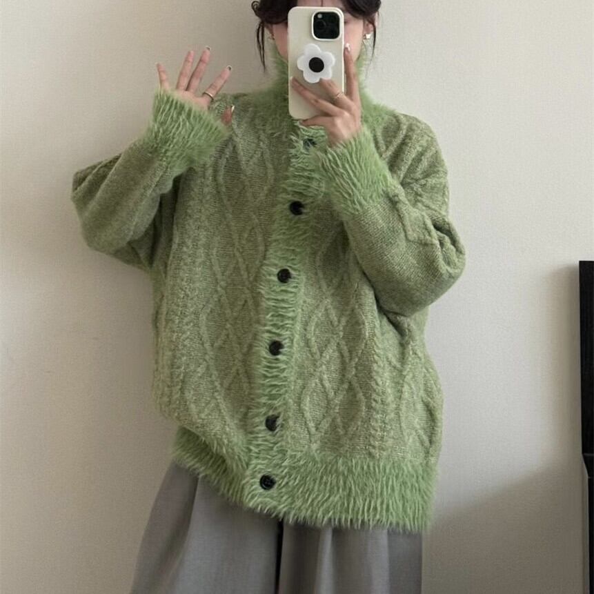 【outer】ニットカーデ　M27352