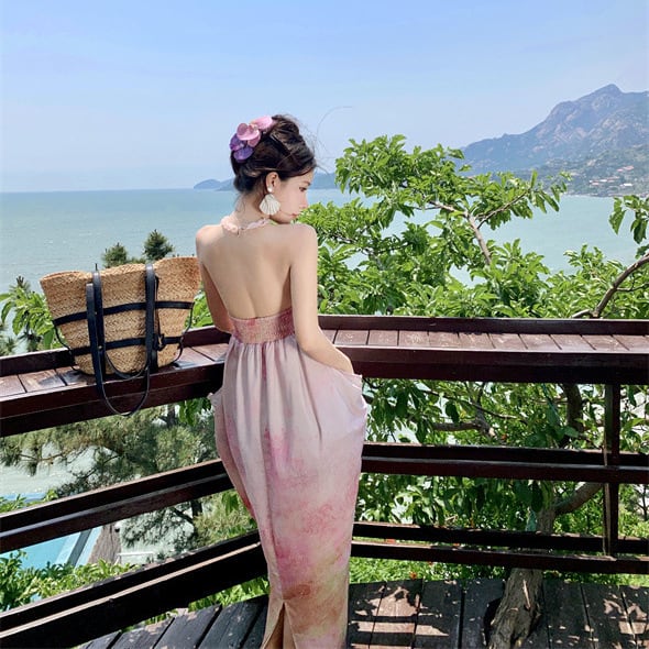 【dress】プリントワンピース　M24863