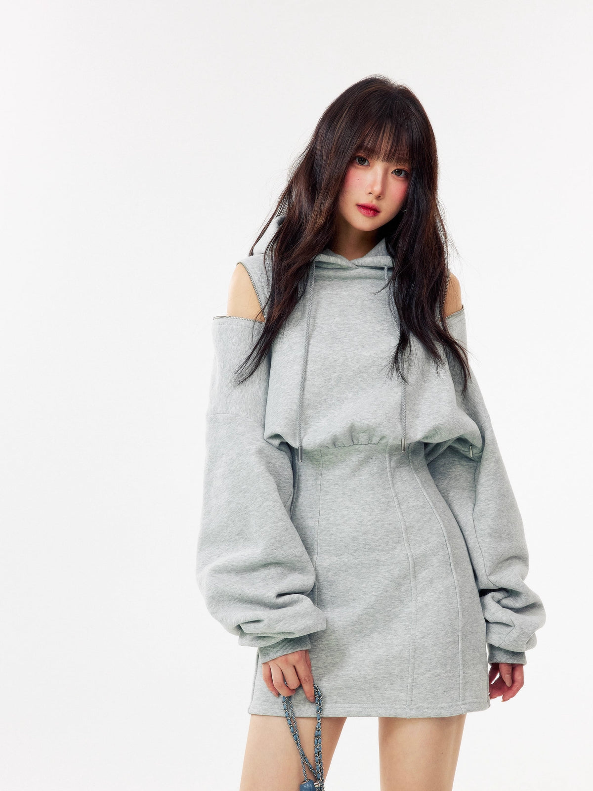 【dress】オフショルミニワンピース Q7338