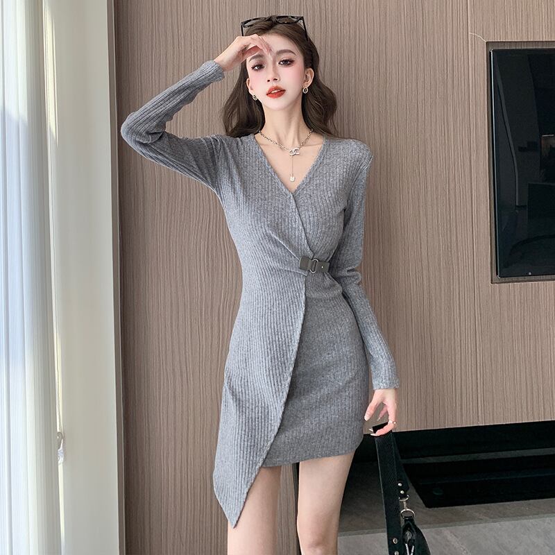 【dress】ニットワンピース　M18563