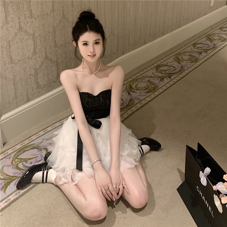 【dress】ベアトップワンピース　M24445