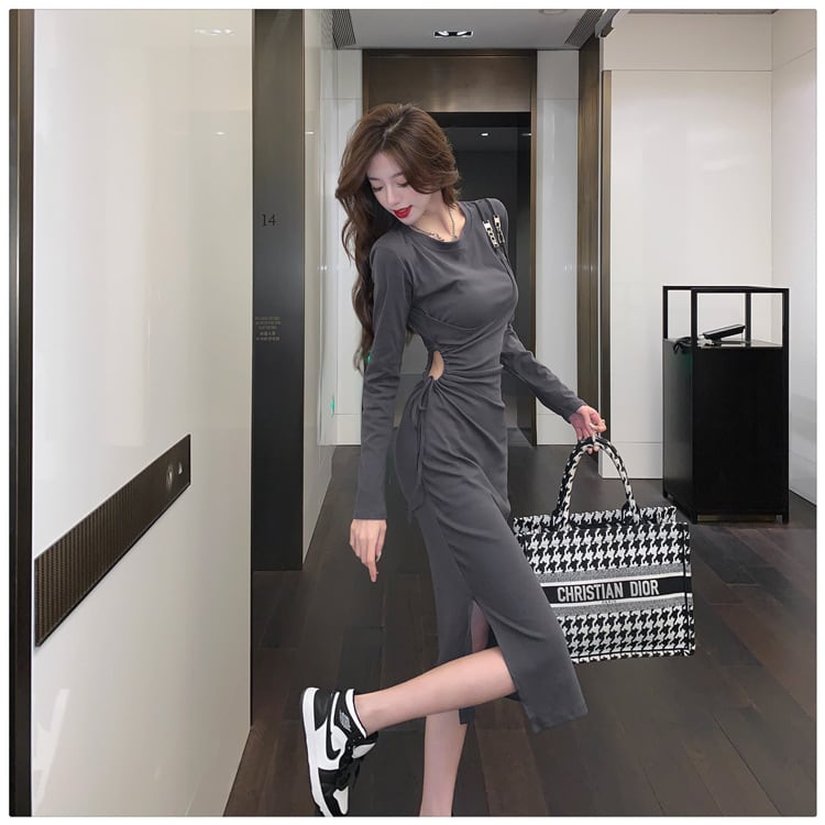 【dress】切り替えワンピース　M25348